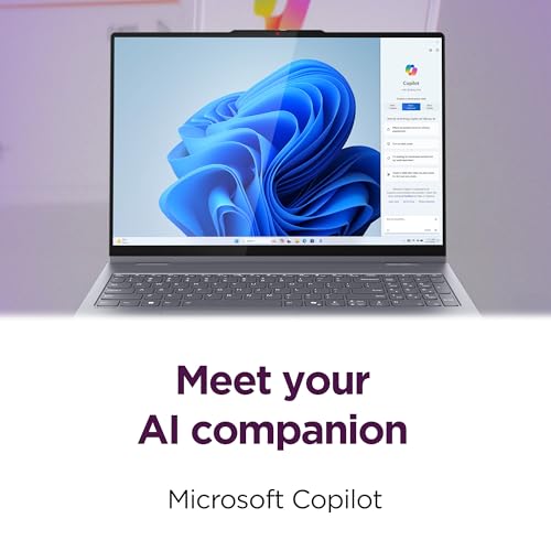 Image of Lenovo IdeaPad 5 2-in-1 Laptop - Copilot+ PC - AMD Ryzen AI 5 340 CPU - 16 inch WUXGA IPS Touchscreen Display - 16GB RAM - 1TB Storage - AMD Radeon 840M GPU - Luna Grey