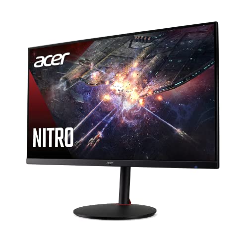 Image of acer Nitro XV322QU Pbmiipprzx 31.5 inch WQHD 2560 x 1440 IPS Gaming Monitor | AMD FreeSync Premium | Up to 165Hz | 1ms (VRB) | DisplayHDR400 | 99% sRGB | 2 x Display Port 1.4 & 2 x HDMI 2.0