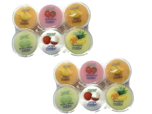 COCON Nata de Coco Budino – Confezione doppia – Dolce fruttato al cocco con diversi sapori – OG ASIA – 960 g