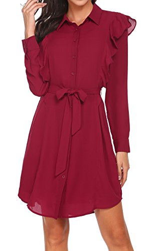 Zeagoo - Vestito - Camicia - Donna