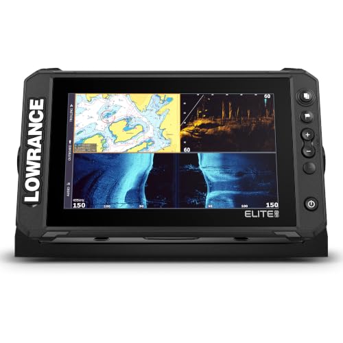 Lowrance Elite FS 9 Fish Finder (No Transducer) with Preloaded C-MAP Contour+ Charts