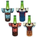8PCS Oktoberfest Beer Can Coolers Decorations β German Themed Bavarian Drink Bottle Sleeves Party Supplies