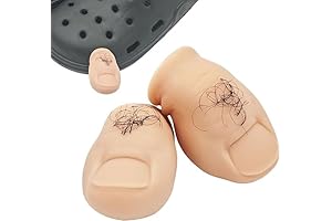 3D Shoe Charms, Crocs Accessories, Big Toe Decor Light Up Charm for Croc Lovers