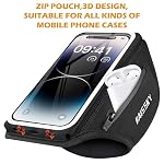 Running Phone Armband with Earphone Holder 3D Design for 7.0" Phones - Image 6