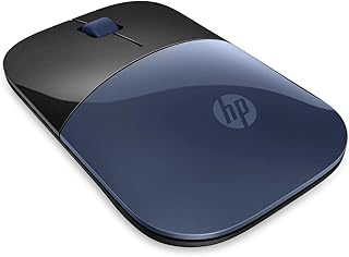 HP Z3700 - Ratón Inalámbrico (1200 PPP, 2 Botones y Rueda de Desplazamiento, Tecnología LED Azul, Batería 16 Meses Duración, Windows 7, 8, 10, Mac OS 10.3 o Posterior; Chrome OS), Color Azul Lumiere