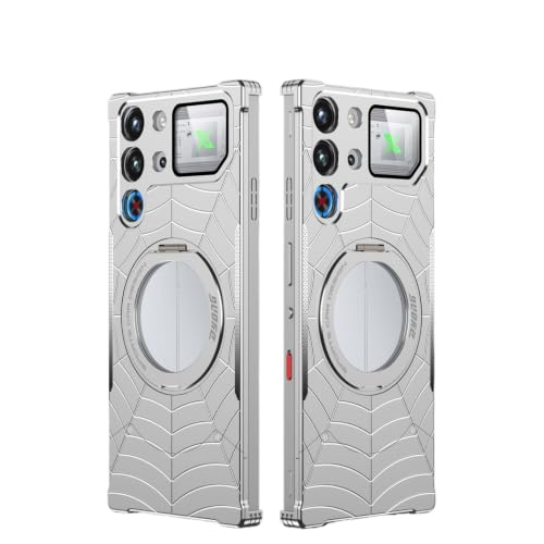 Redmagic 11Spro/11Spro+/11pro/11pro+ �p ���^���o���p�[ MagSafe�Ή� �����O�z���_�[ ��]�X�^���h �ϏՌ� | ���b�h�}�W�b�N11s�v�� �v���X �����P�[�X �}�O�Z�[�t�Ή� �X�^���h�@�\ �A���~������ ���^ ����