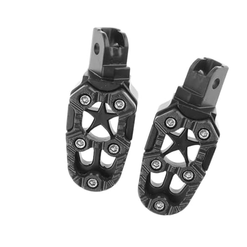 Repose-pieds moto universels noirs avant arrière pour remplacement VTT et quad