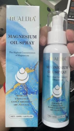 Magnesium Oil Spray, Magnesium Oil for Feet, Natural Magnesium Spray, High Absorption and Pure, 120ml