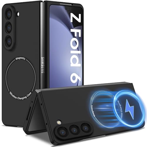 [NO.1 Magnetico] per Samsung Galaxy Z Fold 6 Custodia con Magnetico [Anti-Impronta] Custodia rigida in PC antiurto per Samsung Galaxy Fold 6 Case antigraffio sottile