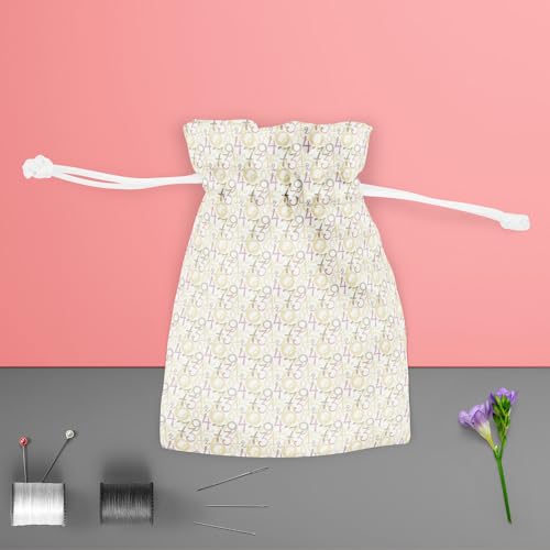 Image of ArtzFolio Numbers | Pouch Wrist Potli Bag | Bag for Weddings & Casual Parties