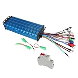 Fuerduo 32A Miniature Circuit Breakers and 36V Controller 42V 48V 52V 58V 60V 64V 72V 84V Electric Bike Brushless Controller 1000W-2200W 40A-50A for Scooter E Bike Bicycle Tricycle Brushless