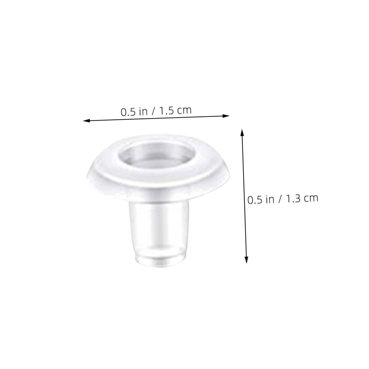 FUNOMOCYA 50Pcs Transparent Window Blind Clips for Horizontal Blinds Plugs Prevent Rod Slippage Easy Installation for Home and Office Use Blinds Accessories