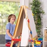 Melissa & Doug Luksusowa stojąca sztaluga, sztuka i rzemiosło - akcesoria artystyczne 3+, prezent dla chłopca lub dziewczynki