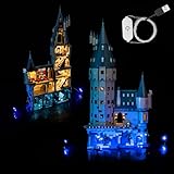 【Kit de construction sans modèle】Seul le kit d'éclairage est à vendre, modèle non inclus. Ce kit d'éclairage est spécialement compatible avec LEGO 76454 Château de Poudlard : la tour principale. Les modèles doivent être achetés séparément ou déjà possédés par vous-même.