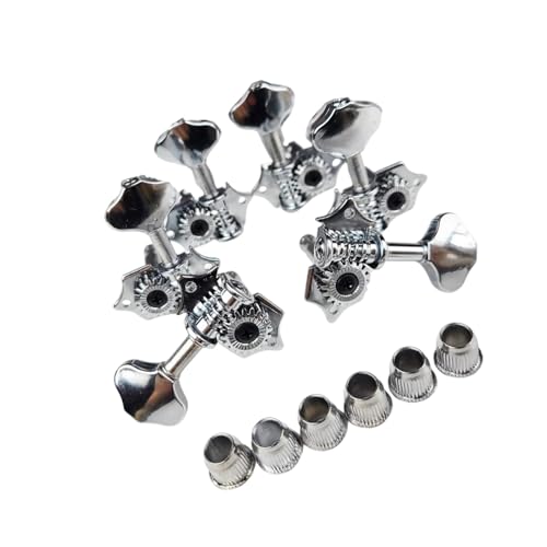 Bouton d'accordage pour guitare 3R3L à engrenage ouvert et rapport 19:1
