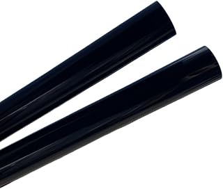 FCOVIRLEN Varillas de acrílico，Acrylic Cakesicle Sticks 5 Varillas acrílicas Negras, Redondas y Gruesas de 3 a 30 mm for decoración de Tartas.(20MM*250MM)