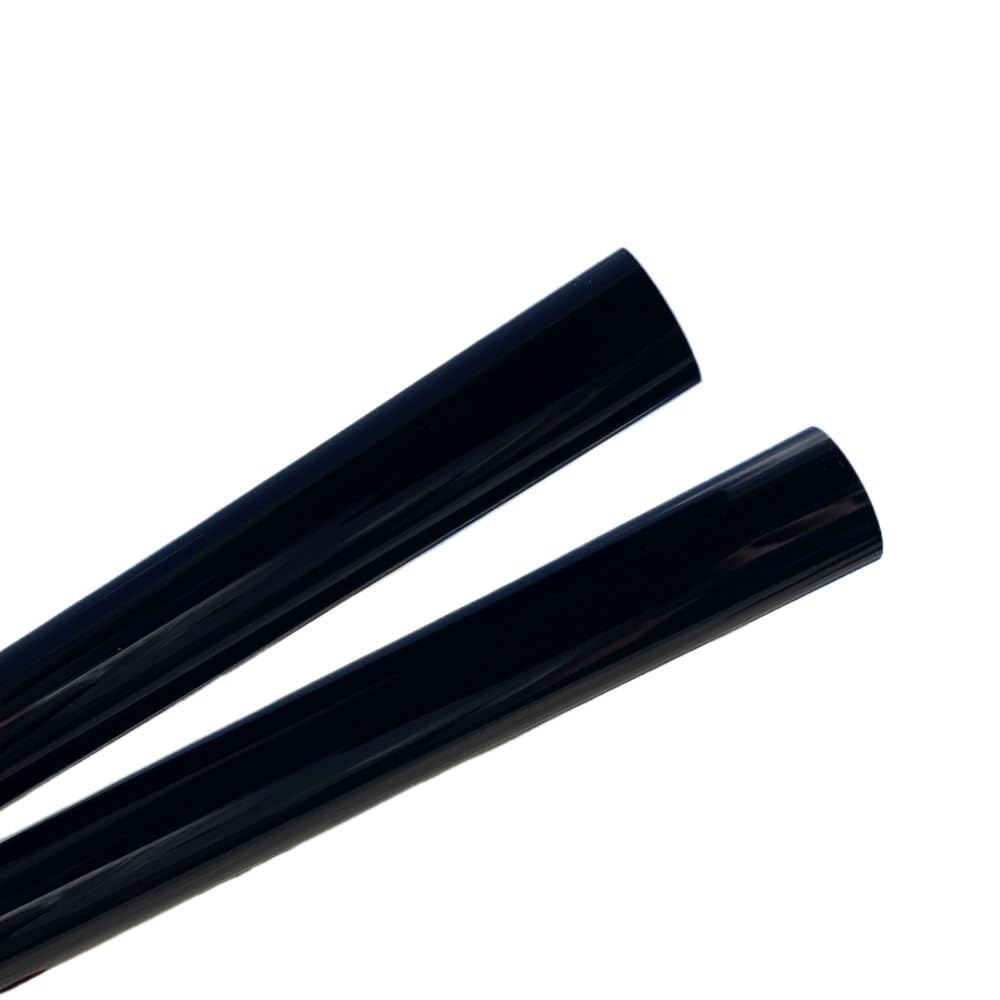 Czarne akrylowe pręty do ciast, grube, okrągłe patyczki od m do 30 mm, idealne do topperów do ciast, akrylowych prętów (30 mm x 150 mm)