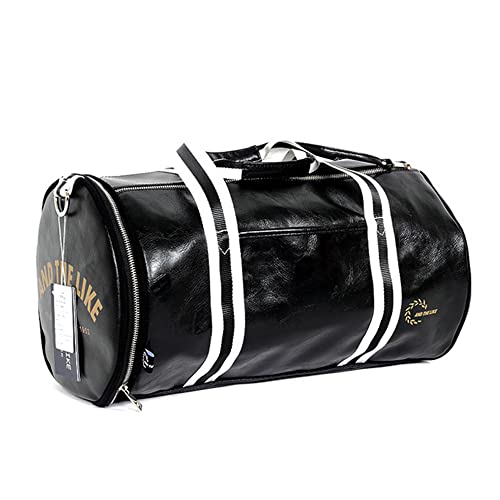 YFbear Sporttasche für Damen und Herren - mit Schuhfach & Nassfach - Tasche für Sport & Fitness - Gym Bag, Trainingstasche (SCHWARZ) Cover