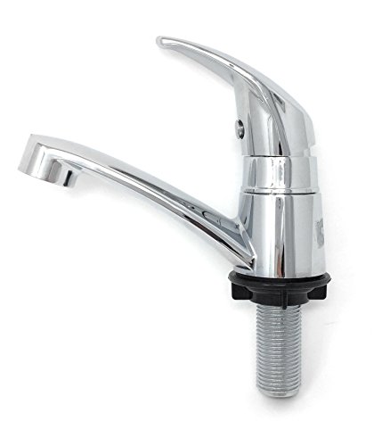 Office Basin Lavatory 4/5 Thread Dial Single Hole Cold Faucet Tap [N110] ADA