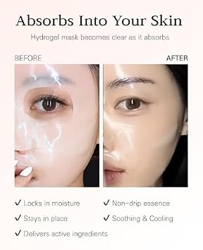 Nuborn Cell Stem Cell Mask Duo, Hydrogel Collagen & Zzirit Mask, Advanced Moisturizing with Stem Cells, 4 Hydrogel + 5 Sheet Masks