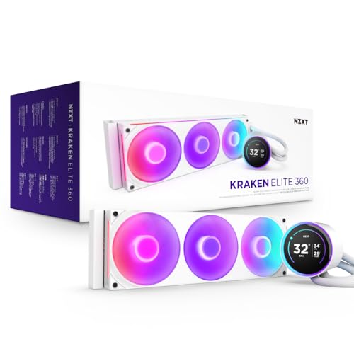 NZXT Kraken Elite 360 RGB v2 White 未使用品 Elite 360 v2 Kraken RGB 未使用品 White NZXT