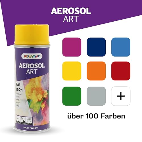 DUPLI-COLOR AEROSOL ART RAL 1021 Rapsgelb glänzend 400 ml - Sprühfarbe – Ansicht 5