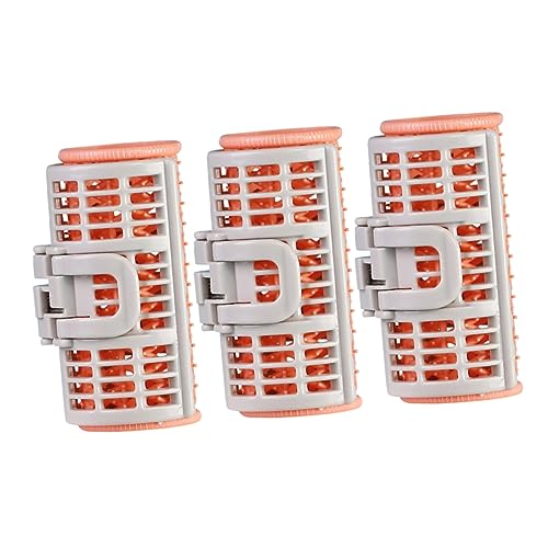 OSOLADY 3Pcs Self Grip Hair Rollers Hairdressing Curlers for Bangs Roots Tails Easy to Use Hair Shaping Clips for Effortless Styling and Fashionable Air Bangs