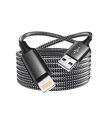 iPhone Charger USB A to Lightning Cable Apple MFi Certified Approved Cord 3ft 2.4A Compatible with iPhone 12 iPhone 11 Pro Max iPhone 11 iPhone XR iPhone X iPhone 8/7/6/5 iPad