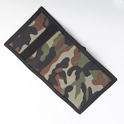 Nitort Wallet, Canvas Outdoor Sports Wallets For Kid, Lovely Wallet With Zipper For Kids- Front Pocket Wallet With Magic Sticker #TOP3
