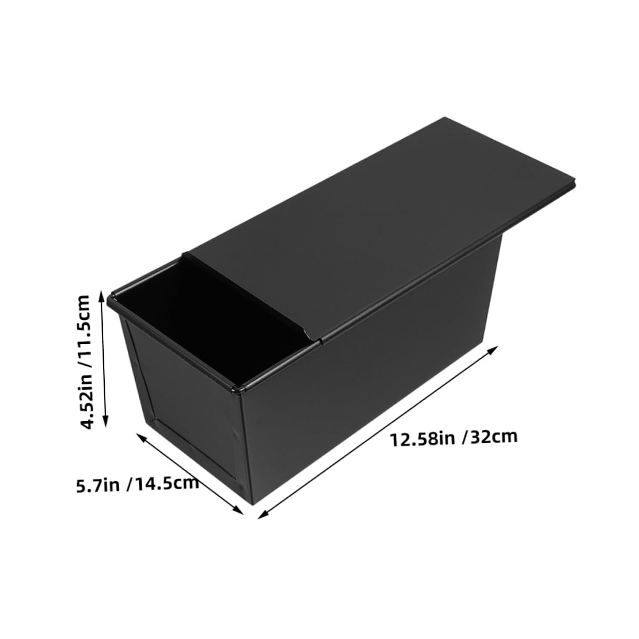 VALICLUD Moule à Pain Avec Couvercle Pour Sandwichs Faits Maison Moule à Pain Grillé Pour Four Accessoires De Pâtisserie