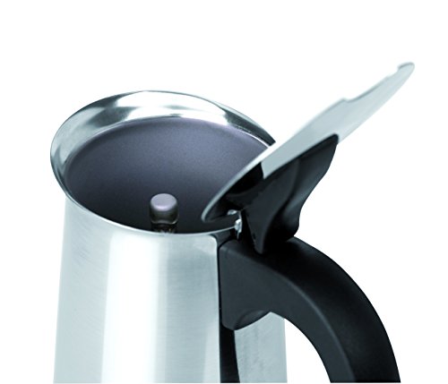 Miniatura 4 de Jata Cax106 - Cafetera Italiana Inducción, Capacidad 6 Tazas, Apta Para Todo Tipo De Cocinas, Cuerpo Acero Inoxidable