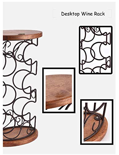 Soporte de mesa para botellas de vino para 6 botellas miniatura 3