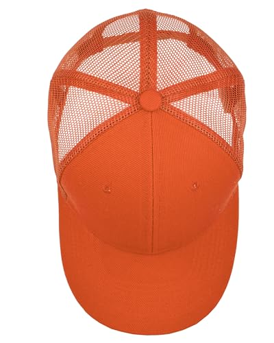 Image of Gelante Mesh Trucker Baseball Cap Snapback Hat Structured Front Panel
