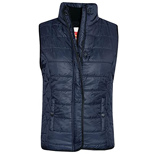 Gilet bodywarmer bleu marin pour les jeux en plein air des ados