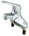 T&S Brass B-2711-LH Single Lever Faucet with 4-Inch Centerset, 6-Inch Handle and 2.2 Gpm Aerator