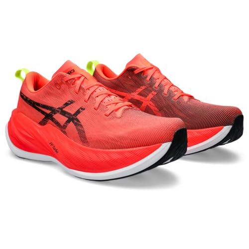 ASICS ASICS Unisex SUPERBLAST Running Shoe, 10M / 11.5W, Sunrise RED/Black