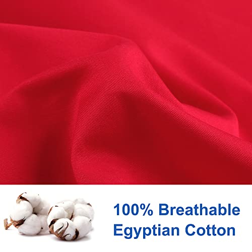 sourcingmap 100% Egyptian Cotton Pillowcases 2 Pack - Image 4