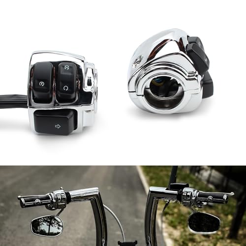 Interrupteur commande lumière et clignotant moto à presse cycle - 5