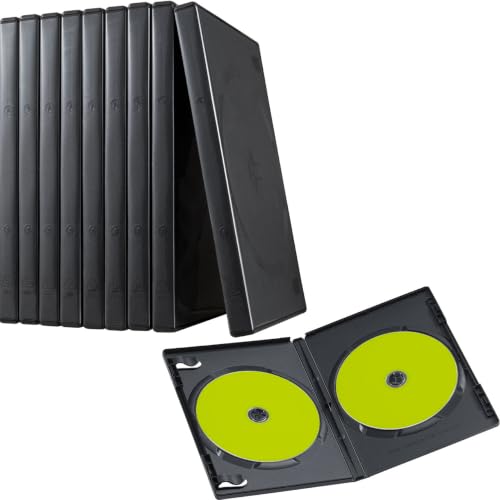 Amazon.co.jp: サンワダイレクト DVDケース 2枚収納 10枚セット DVD