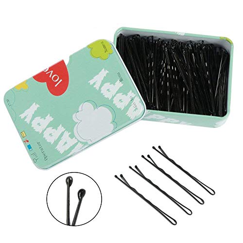 Fani 150 Packs Bobby Pins Black Color Hair Pins With Box