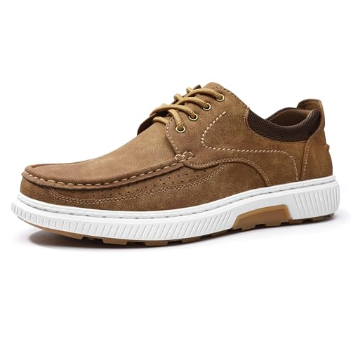 MIXIN Mens Slip-On Loafers Breathable Comfortable Driving Shoes for Business Casual