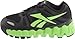 Reebok Mini ZigDynamic Running Shoe (Toddler),Black/Sushi Green/Silver,7 M US Toddler