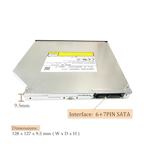 JOYIN-BURN Super Slim 9.5mm UJ-272 UJ272 SATA Tray Loading 3D 6X Blu-ray Optical Disc Drive BD Burner BD-RE BDXL DL Dual Layer Bluray Writer... - Image 3