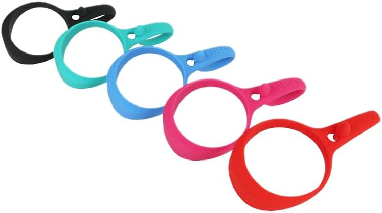 Miniatura 2 de Correa de silicona magnética para botella de agua, correa para vaso de agua, versátil anillo deportivo para botella  Correa portadora de botella de