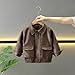 Children Collar Motorcycle Faux Leather Coats Kids Bomber PU Soft Leather Jackets Fashion Clothes Outfits