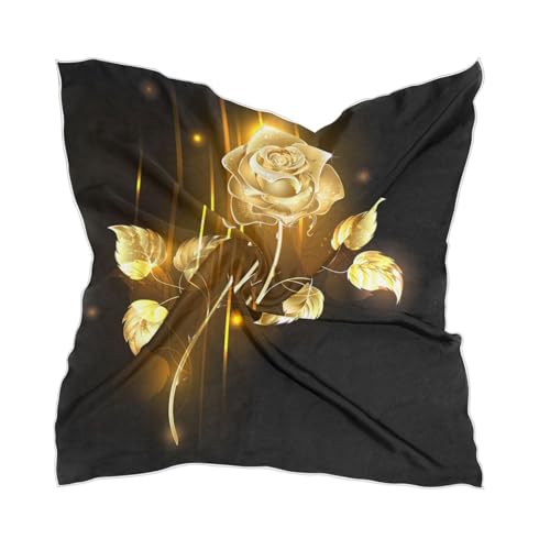 Women Silk Scarf Hair Wrap Stole Square Scarves Shawl Chiffon Headscarf