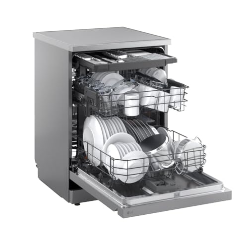 Lave vaisselle LG DF273FV 14 couverts Classe A Inox QuadWash Wi Fi 3e tiroir - vue 6