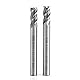 2 stücke 4 Flöten Schaftfräser HSS 6mm Metall Fräser Gravur Fräsmaschine Bit Fräser CNC Fräswerkzeug