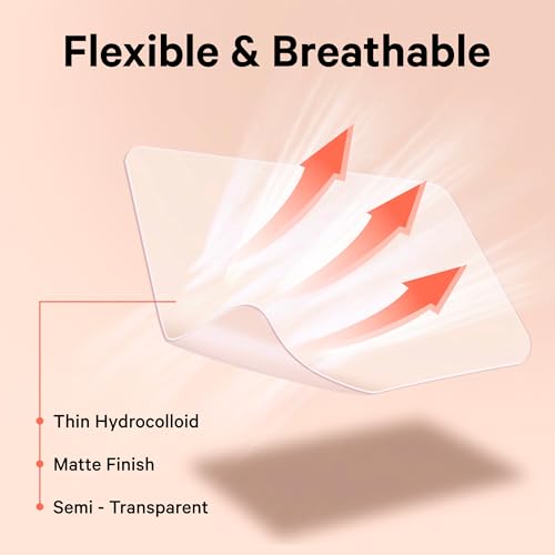 Image of Sosky Large Pimple Patches XL Hydrocolloid Acne Patches for Face & Body Cystic Pimple & Zit Patch for Nose Chin Back, Bacne & Breakouts Vegan Cruelty-Free（10 Count）
