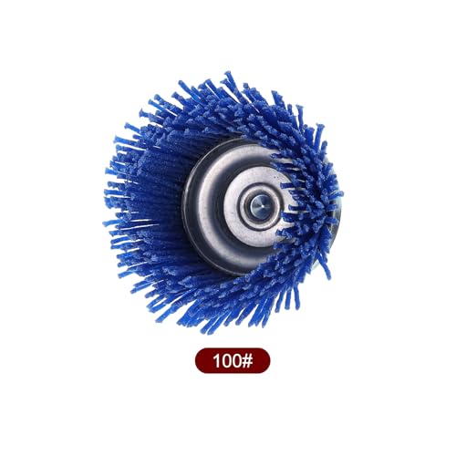 Image of HARFINGTON Nylon Filament Wire Wheel Cup Brush for Drill, Abrasive Brushes Set with 1 /4 inch Hex Shank, 2 inch, Used for Rust /Corrosion /Paint Removal and Scrub Surface